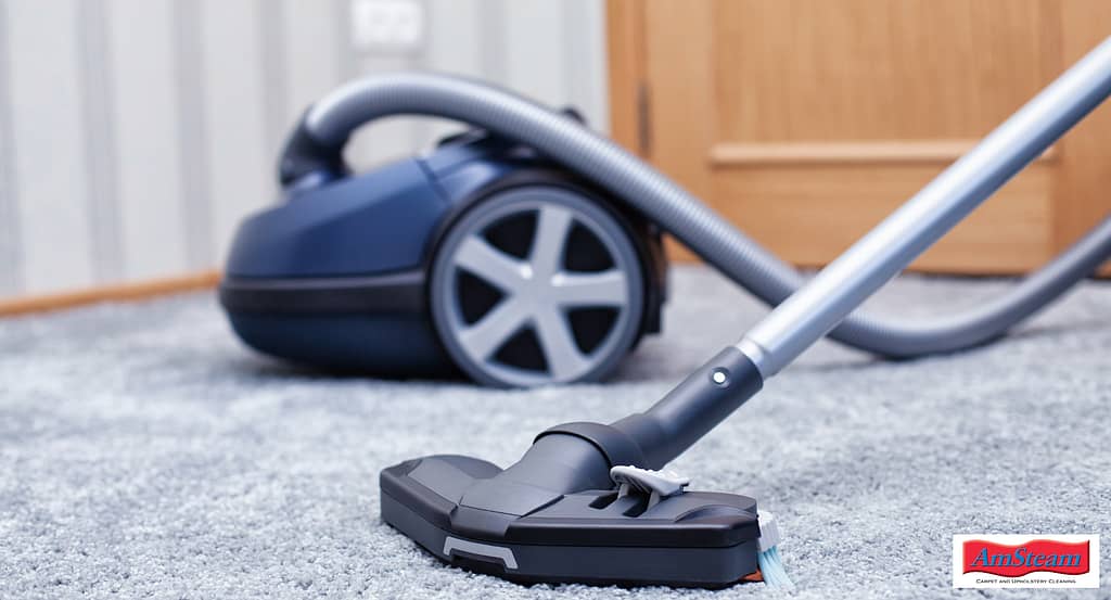 Vacuum cleaner on carpet

