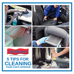 5 tips for cleaning your car's interior
